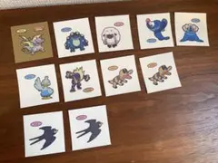 ポケモンパンシール　11枚セット