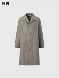 UNIQLO U オーバーサイズステンカラーコート 457988 グレー M