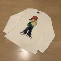 IN4MATION プリント ロンT ストリート グランジ y2k キャラクター