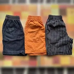 GU キッズショートパンツ 130 3着セット