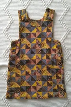 misha and puff パッチワークワンピース　5-6y misha and puff パッチワークワンピース 5-6y misha and puff