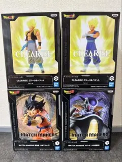 ドラゴンボール フィギュア 4点 ゴジータ ベジット 悟空 フリーザ