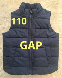 【美品】Baby GAP ダウンベスト　ネイビー　110㎝