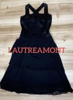 最終価格❣️LAUTREAMONT 膝下　ワンピース【2】ノースリーブ♡ブラック