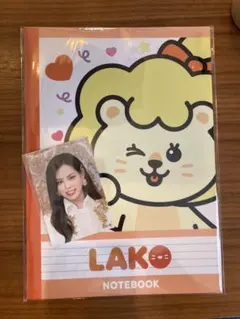 NiziU マコ　LAKO ノート、ステッカーセット