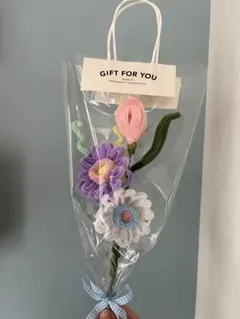 モールフラワー　パステルカラー　韓国風　枯れないお花　花束　おしゃれギフト