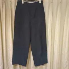 ヒューマンウーマン　コットンストレッチセミワイドパンツ　L