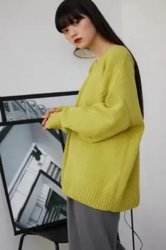 【2WAY】AZUL BY MOUSSY モールヤーンニット もっちり ゆるめ