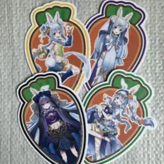 兎田ぺこら　にんじん型コースターのサムネイル