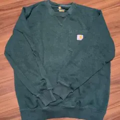 Carhartt ポケット付きスウェット グリーン Lサイズのサムネイル