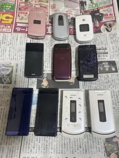 ガラケー まとめ 11台 アンテナタイプ docomoなど レトロ - メルカリ