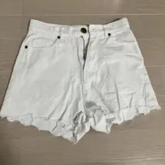 repipi armario ホワイトデニムショートパンツ Sサイズ