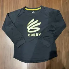 UNDER ARMOUR Curry ドライTシャツ　長袖　YSM ブラック
