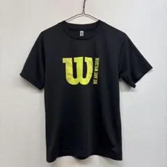 HM160 半袖tシャツ　ポリ　ウィルソン　ブラック　メンズS