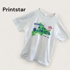 Printstar 半袖Tシャツ ユニセックス　北海道　ロゴ