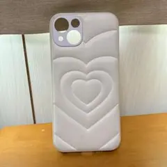 iPhone13用ハート模様ソフトケース
