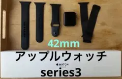 Apple Watch Series 3 42mm ブラック GPSモデル
