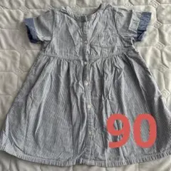 H&M ストライプ ワンピース 90cmのサムネイル