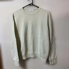 BEAUTY&YOUTH ベージュ クルーネック スウェット
