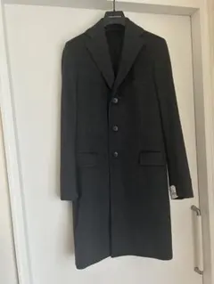 17aw saint laurent paris カシミヤ100%コート グレー - メルカリ