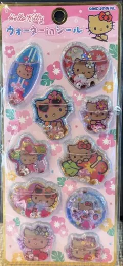 国内正規品 日焼けキティ ハローキティ ウォーターインシール