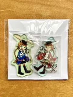 ポップンミュージック 一番くじ ミミ＆ニャミ アクリルキーホルダー 未開封のサムネイル