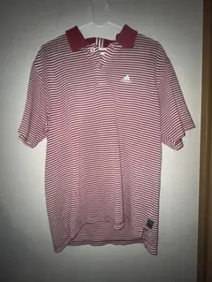 adidas CLIMLITE ストライプ ポロシャツ