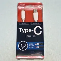 バッファロー BUFFALO USB ケーブル Type-C 1.0m ホワイト