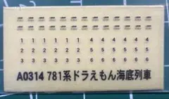 【未使用】 マイクロエース A0314 781系 ドラえもん海底列車のサムネイル