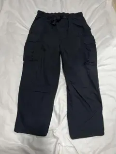 ブラック ワイドパンツ