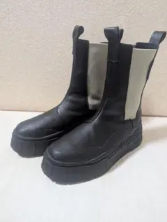 箱付プーマ メイズ スタック チェルシー 厚底　サイドゴア　24.5cm