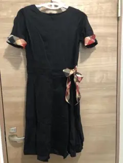 ブルーレーベル　BLUE LABEL 半袖ひざ丈ワンピース