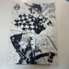 鬼滅の刃　pvc透明マット　原画集　竈門炭治郎　宇髄天元　不死川玄弥