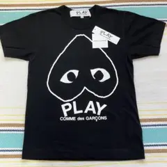 PLAY COMME des GARCONS ハート ブラックT シャツ　美品のサムネイル