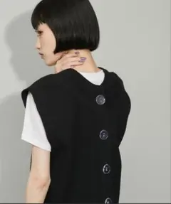 アダムエロペ【新品未使用】2WAYボタンジレプルオーバー