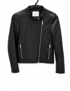 2*s様 STUDIOUS ブラックレザーシングルライダースジャケット Recommended RIDERS JACKET｜ STUDIOUS ONLINE公式通販サイト