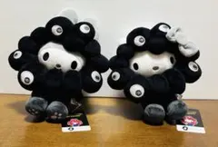 黒ミャクミャク サンリオ なりきりカラビナ付きマスコット キティ