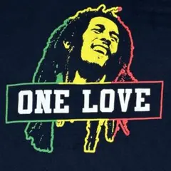 ボブ・マーリー「One Love」Tシャツ ブラック size L レゲエのサムネイル