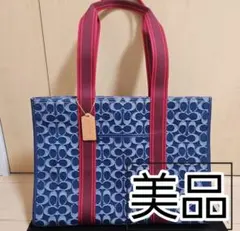 COACH デニム トートバッグ