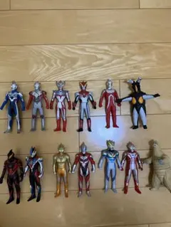 ウルトラマン　人形　フィギュア　ソフビ　１３体セット