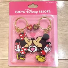 ディズニー ミッキー ミニー ペアキーチェーン キーホルダー ストラップ