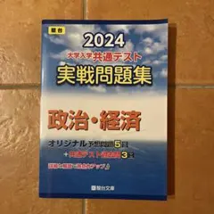 駿台 大学共通テスト 実践問題集 政治・経済 2024