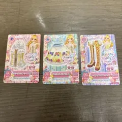 アイカツ　プレミアムレアカードAngely Sugar 3点セット