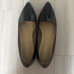 晴雨兼用!Odette e Odile 黒フラットシューズのサムネイル