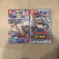 Nintendo Switch ソフト 2本セット　マリオカート8 桃鉄ワールドのサムネイル