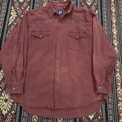90s OLD GAP オールドギャップ ウエスタンシャツ Vintage 古着