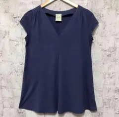 【Sybilla】シビラ フレンチスリーブ Vネック トップス Mのサムネイル
