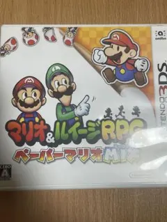 3DS マリオ＆ルイージRPG ペーパーマリオMIX - メルカリ