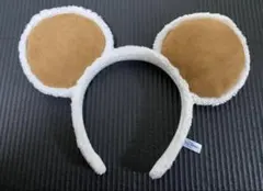 東京ディズニーランド　カチューシャ ボア モコモコ ダッフィー風