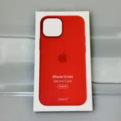 【新品純正】iPhone13 mini シリコンケース (PRODUCT)RED